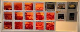 19 VTG Pana Vue Kodak 35mm Slide Lot 1950&#39;s Seattle San Francisco Knotts Farm - £19.01 GBP