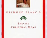 Raymond Blanc&#39;s Special Christmas Menu with Recipes London England - £22.10 GBP