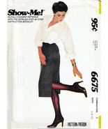 Misses&#39; SKIRT Vintage 1980&#39;s McCall&#39;s Pattern 6675 Sizes 6-8-10 UNCUT - £9.59 GBP