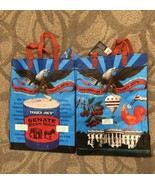 SIX (6)  Trader Joe&#39;s Washington DC Shopping Tote Bag RED HANDLE COLLECT... - £34.50 GBP