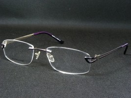 Selectra SEL90213 3 Eggplant /PALE Gold Eyeglasses Glasses Rimless 53-18-135mm - £57.27 GBP