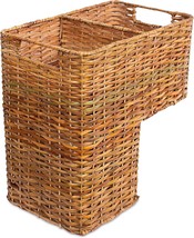 Reduce Clutter With The Birdrock Home Wicker Woven Storage Bin, Cut Out Handles. - £68.70 GBP