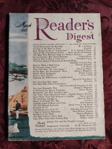 Readers Digest March 1955 David Sarnoff Ralph Bunche John Gunther J. B. Rhine - £6.36 GBP