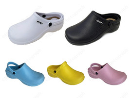 Women&#39;s Clogs Shoes Gardening Nursing Nurse Hospital Slip-on Casual Sand... - €6,97 EUR+