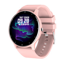 Zl02d Smart Watch Heart Rate Blood Pressure Sleep Meter Step Round Screen Sports - £25.20 GBP