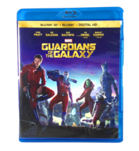 Marvel&#39;s Guardians of the Galaxy (2-Disc 3D &amp; 2D Blu-ray, 2014) Like New ! - £9.63 GBP