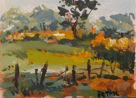 Country Landscape Painting  - £35.31 GBP