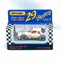 1993 Matchbox White Rose Racing Phil Parsons 29 Mark III Vans 200 Brad's Toys - $9.87
