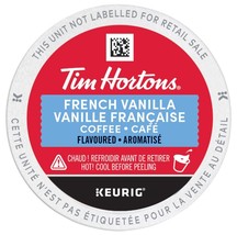 Tim Hortons French Vanilla Coffee 24 to 144 K cups Pick Any Size FREE SHIPPING - $27.88+