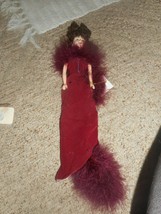 Gone With The Wind Scarlett Red Dress World Dolls Vintage 1989 Lt. Ed. - £11.93 GBP