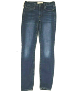 GAP Womens Juniors Jeans Size 00 Reg / 24 R Denim Blue True Skinny Cotto... - £9.51 GBP