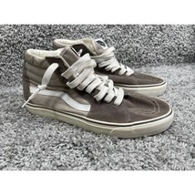 Vans Off The Wall Mens Sz 7.5 Brown Classic High Top Skateboard Shoes Sneakers - £21.48 GBP