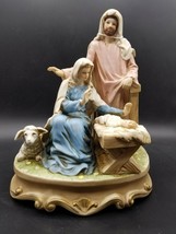 Schmid Musical Collection &quot;The Holy Family&quot; Shackman Music Box Nativity - £23.70 GBP