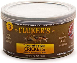 Flukers Gourmet Style Canned Crickets: Nutritious &amp; Fresh Meal for Insec... - £3.90 GBP+