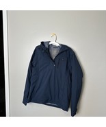 Aether Jacket Womens Half Zip Snap Pullover Hooded Size 3 Medium Gray Pu... - $29.51 CAD