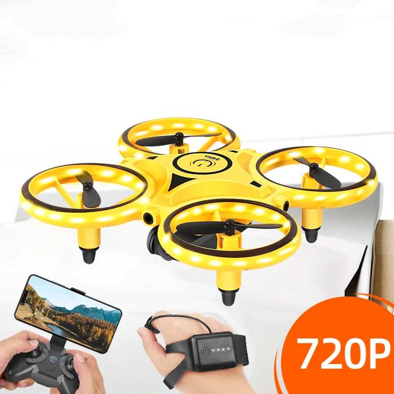 RC UFO Mini Quadcopter Sensing Drone Electric Smart Watch Remote Sensing... - £27.10 GBP+