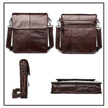 WESTAL Shoulder Bag Leather Men&#39;s Bag Genuine Leather Zip Men&#39;s Desinger Bags Me - £63.54 GBP