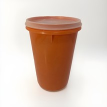 Vintage Tupperware Orange Container 321-13 With Clear Lid Tupper Seal 21... - $7.91