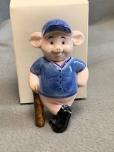 Danbury Mint Piggies Figure #12 &quot;Pig Leaguer&quot; - $9.77