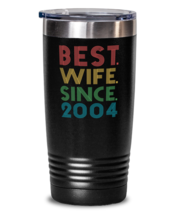 Best. Wife. Since. 2004 Wedding Anniversary Gift for Her Novelty Wife Tumbler  - $32.99