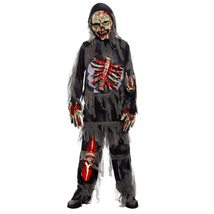 Spooktacular Creations Horror Black Zombie Costume for Halloween Dress Up Party, - £17.44 GBP