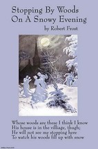 Stopping by Woods on a Snowy Evening by Robert Frost - Art Print - £17.19 GBP+
