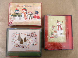 Lot of 3 New Boxes of Christmas Cards - See Description - £9.39 GBP