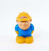 Tonka Jr. Fisher Price Preschool Toy Construction Person Blue Shirt Yellow Hat - £7.20 GBP