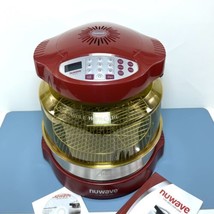 Nice Clean NuWave Pro Plus Infrared Oven in Red Model 20653 with Extension Ring - £52.32 GBP