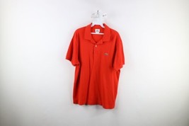 Vintage Lacoste Mens FR 6 US XL Faded Croc Logo Collared Golf Polo Shirt Orange - £31.20 GBP