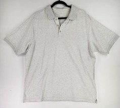 Kirkland Shirt Mens XL Light Gray Biege Classic Golf Preppy Casual Core ... - £11.66 GBP