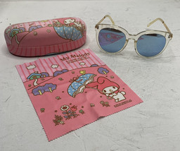 My Melody Gold Clear Blue Lenses Pink Case Glass Cleaner O5 - £42.95 GBP