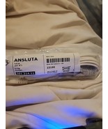 IKEA ANSLUTA POWER SUPPLY CORD 11&#39;6&quot; (3.5 m) White, 301.214.11, New - $314.66 MXN