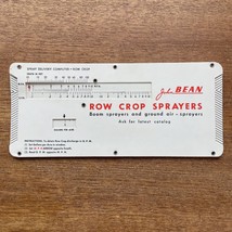 1956 Vintage John Bean Speedsprayer Cardboard Slide Ruler - $29.69
