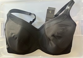 Torrid Active Medium Support Sports Bra Black Sz 40G Underwire Convertible - $34.99