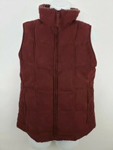 L.L.Bean Puffer Vest Size S Goose Down Lined Zip Up Women&#39;s Red - £23.65 GBP