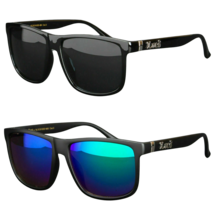 Locs Chicano Shades Gangster Glasses Dark Lens Flattop Cholo Black OG Sunglasses - £6.96 GBP+