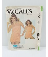 McCalls Misses Playsuit for Stretch Fabric Sizes 10-12 Pattern 6597 COMP... - $7.91