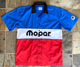 David Carey Mopar 72 Pit Mechanic Pit Crew Button-Up Shirt-XL-Chrysler - $39.99