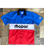 David Carey Mopar 72 Pit Mechanic Pit Crew Button-Up Shirt-XL-Chrysler - $729.04 MXN