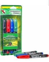 Triconderoga RediMark+ Plus Low Odor Permanent Markers, Chisel Tip, Assorted 4Ct - £7.12 GBP