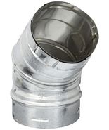 M &amp; G Duravent M&amp;G Duravent Inc TV206067 4&quot; 45DEG Vent Elbow - $1,606.19 MXN