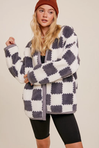 Sherpa Gingham Jacket - £61.59 GBP