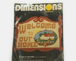 Dimensions #2182 Needlepoint Stitch Kit Welcome To Our Home - £14.91 GBP