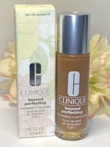 CLINIQUE ~ BEYOND PERFECTING FOUNDATION + CONCEALER ~ # WN 125 MAHOGANY ... - $17.77