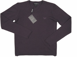 NEW Giorgio Armani Emporio Cashmere Sweater! 40 (M)  Mauve (Purple)  Slim Fit - $199.99