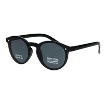 Da Bambino Occhiali Sole Alla Moda Rotondo Corno Bordi Dietro Lenti Stil... - €8,80 EUR