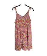 Patrons of Peace Babydoll Sundress Boho Dress Purple Pink Women&#39;s Size M... - £13.97 GBP