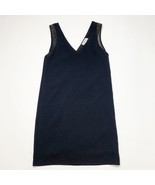 Everly Womens Shift Dress Black S V Neck Sleeveless Mesh Pullover Polyester - $219.71 MXN