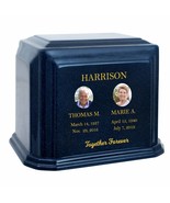 Granite Blue Double Photo Urn - $459.48 CAD